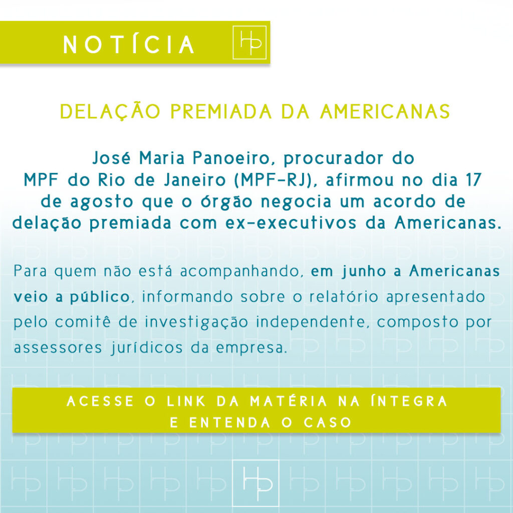 Deleção premiada Americanas | Hernandez Perez advocacia empresarial